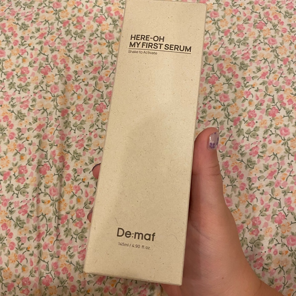 De:maf HERE-OH My First Serum - Neutral Beige Packaging